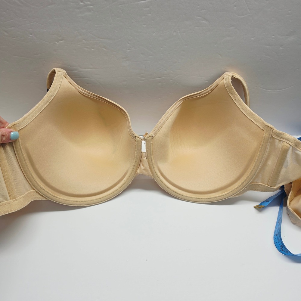 Catherines Intimates Balconette Bra Beige 48C Memory Foam Underwire SCY2240 NEW - Picture 10 of 11